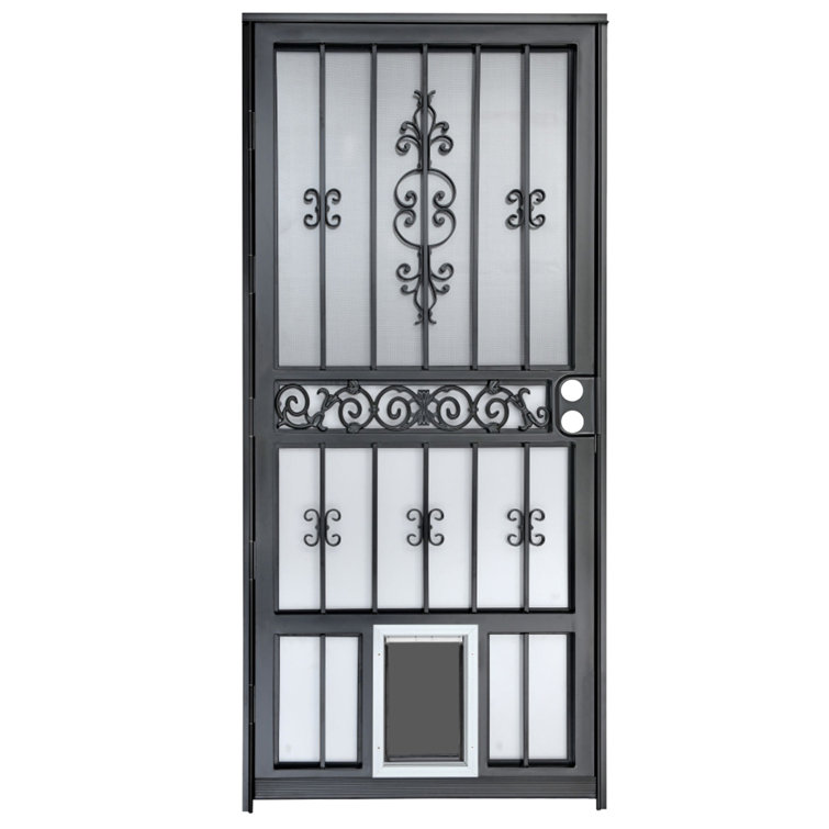 Grisham Deluxe Steel Security Door, 36 X 80inch Iron Security Storm